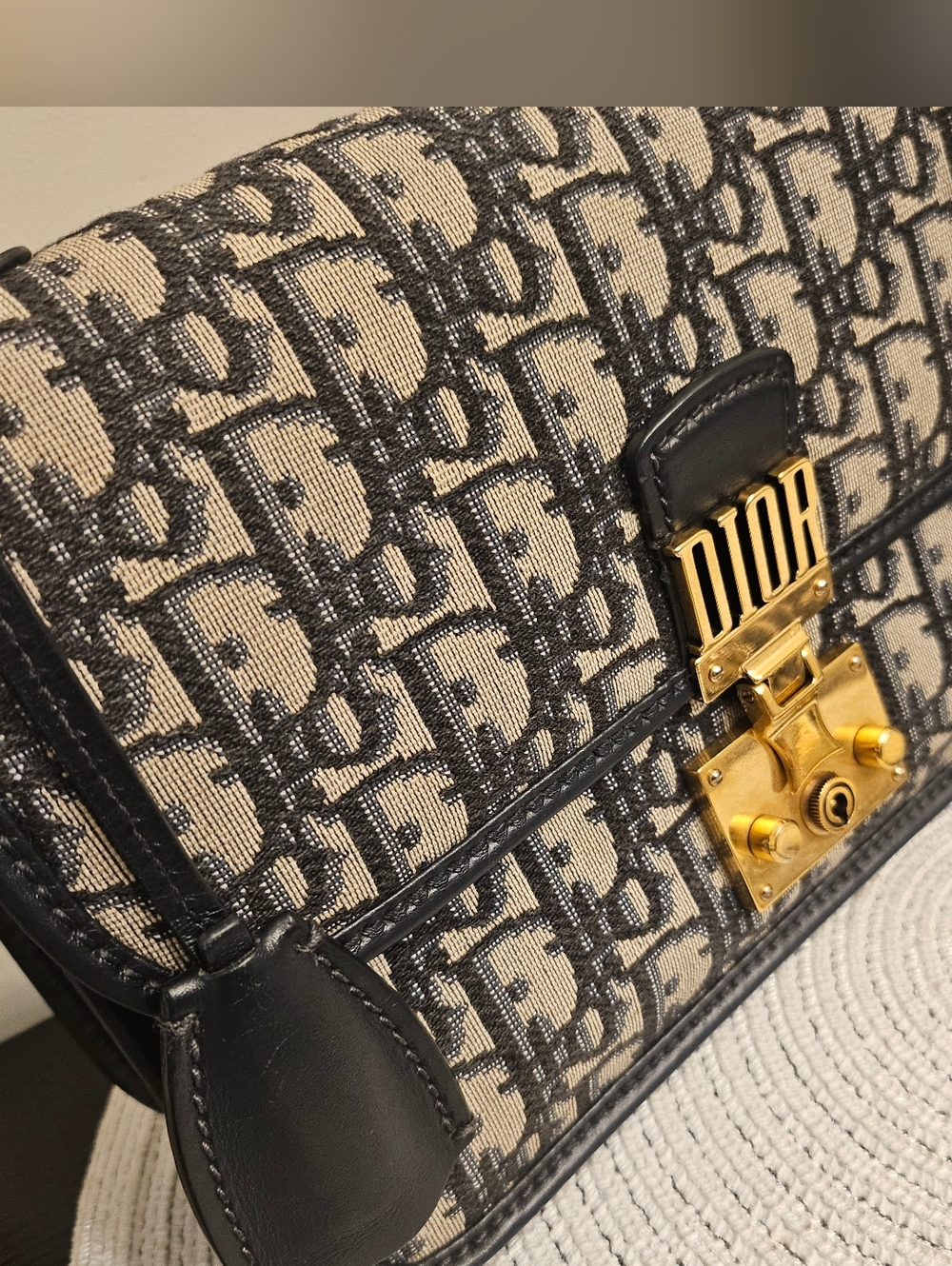 Christian Dior DiorAddict Oblique Jacquard Flap Bag – Gold Hardware - Picture 4 of 16